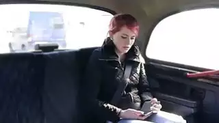 Small tits babe shows off ass and boned in the backseat