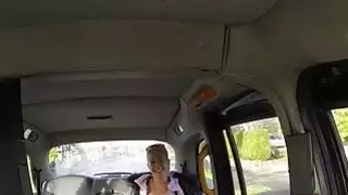 Busty Czech babe in fake taxi voyeur busty