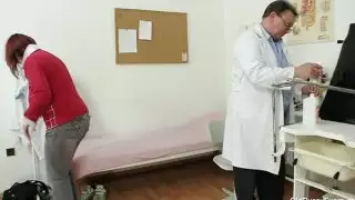 Woolly gramma enema during a medical examination